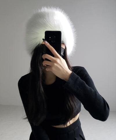 【 ２color 】ボリュームフェイクファーロシアンハット ／ volume fake fur russian hat