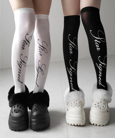 フェイクファー厚底クロッグサンダル ／ Fake fur platform clog sandals