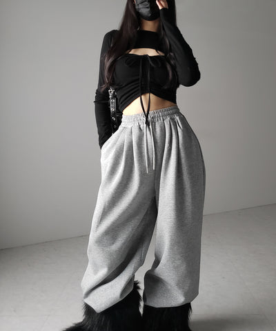【 ２点セット 】フロントリボンベアトップス ＆ ショートレイヤードトップス SET ／ front ribbon bare tops & short layered tops SET