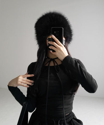 【 ２color 】ボリュームフェイクファーロシアンハット ／ volume fake fur russian hat