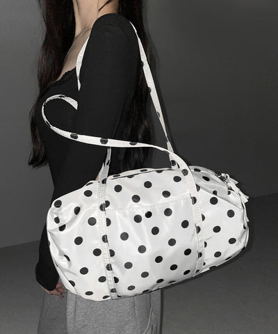 ドットミニボストンショルダーバッグ　／ Dot mini boston shoulder bag