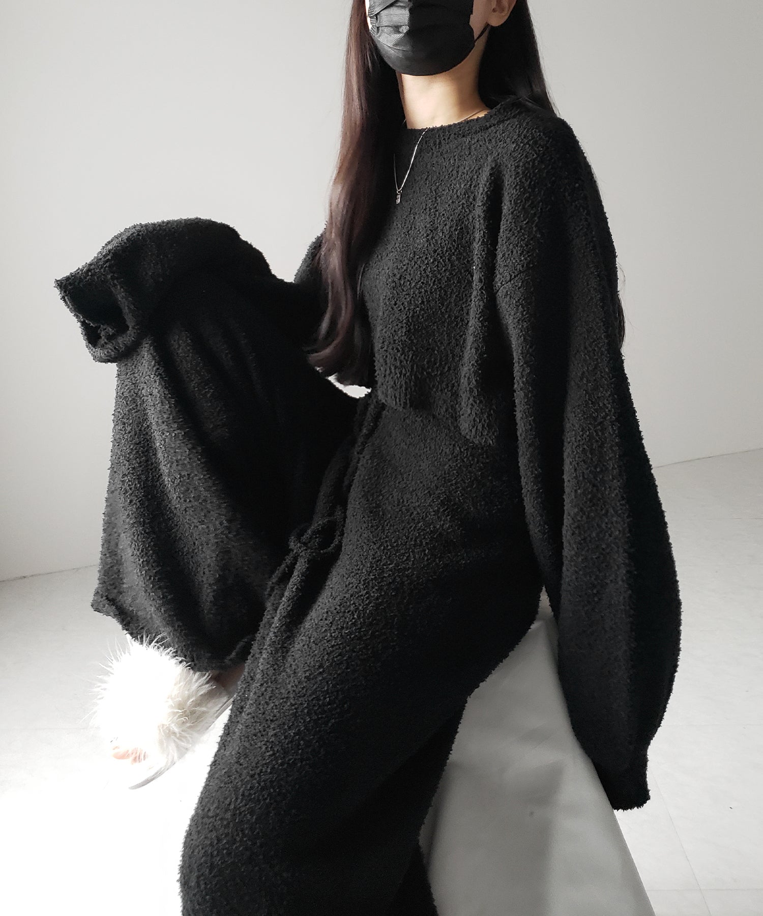 【 セットアップ可能 】マシュマロタッチショートプルオーバー ／ marshmallow touch short pullover