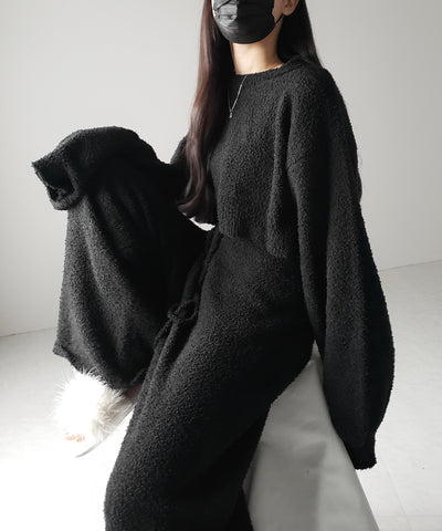 【 セットアップ可能 】マシュマロタッチショートプルオーバー ／ marshmallow touch short pullover