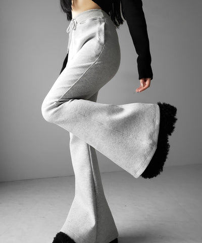 ハイウエストワンホンスウェットフレアパンツ ／ high waist wanghong sweat flare pants