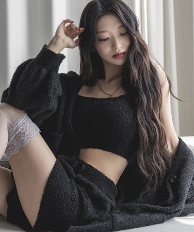 【セットアップ可能 】マシュマロタッチショートキャミソール ／ marshmallow touch short camisole