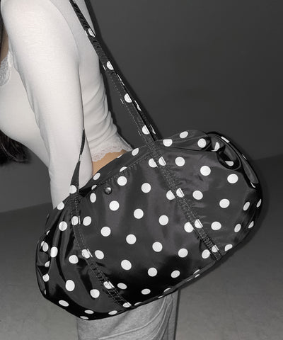 ドットミニボストンショルダーバッグ　／ Dot mini boston shoulder bag