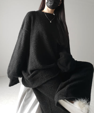 【 セットアップ可能 】マシュマロタッチビッグプルオーバー ／ marshmallow touch big pullover