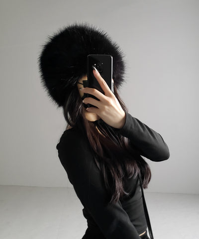 【 ２color 】ボリュームフェイクファーロシアンハット ／ volume fake fur russian hat
