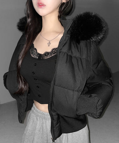 レースキャミスクエアネック長袖リブＴシャツ ／ Lace camisole square neck long-sleeve ribbed T-shirt