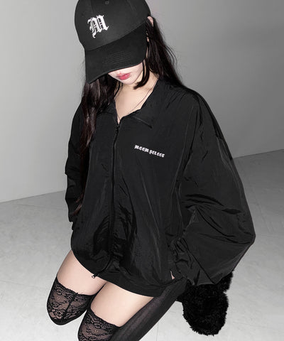 グランジロゴナイロンジャケット /  grunge logo nylon jacket