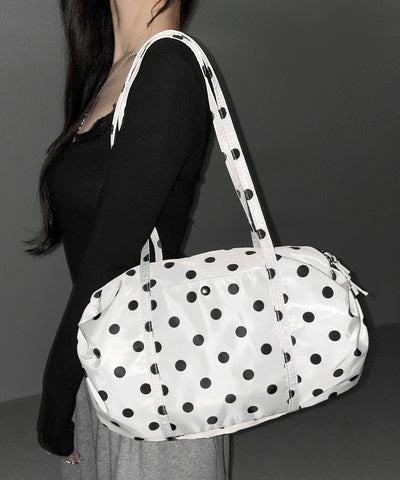 ドットミニボストンショルダーバッグ　／ Dot mini boston shoulder bag