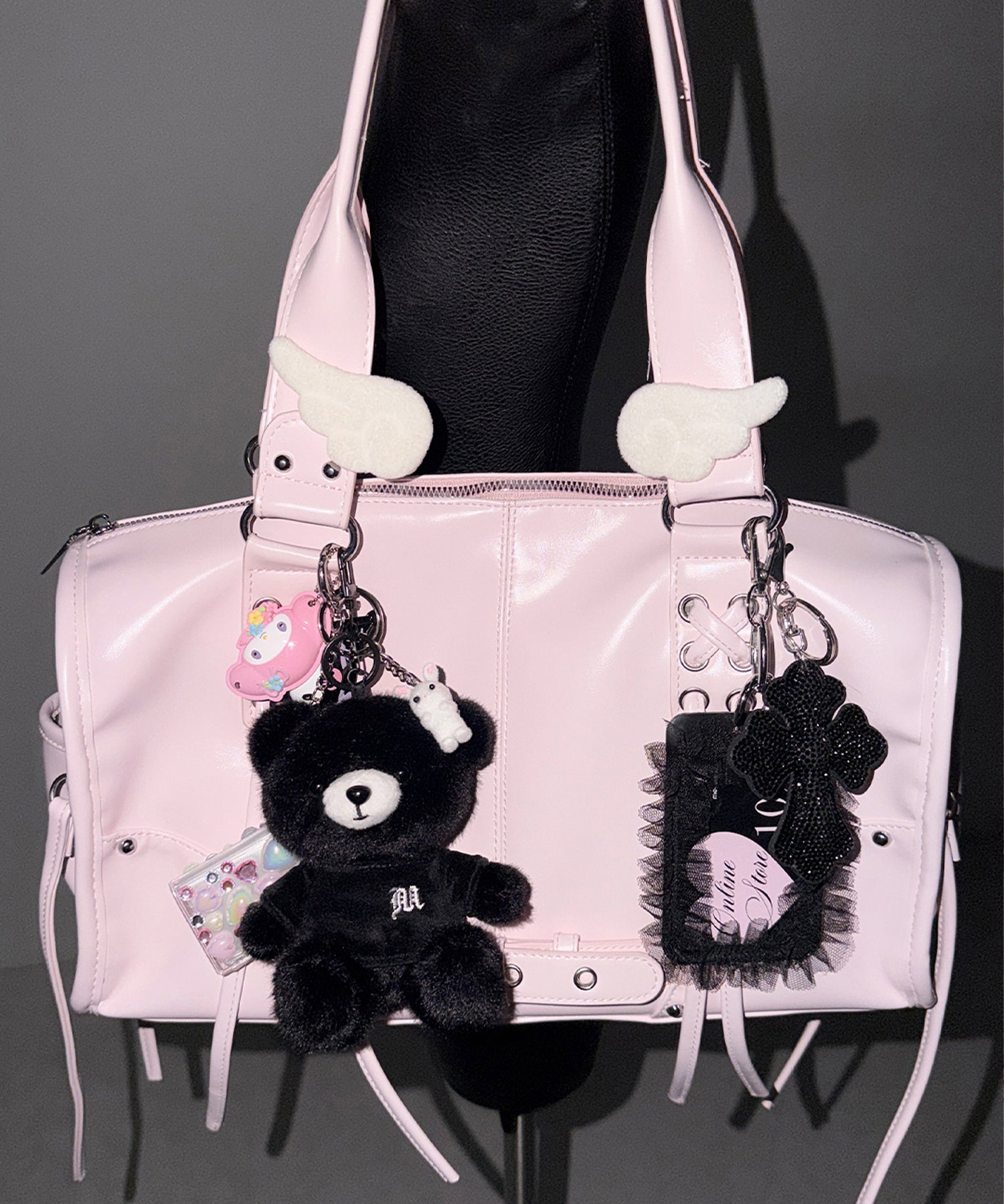 M LOGO ブラックベアチャーム ／ M LOGO Black Bear charm