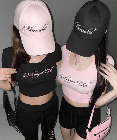 【 PINK ANGEL CLUB 】レタリングロゴスウェットフレアパンツ ／ PINK ANGEL CLUB lettering logo sweat flare pants