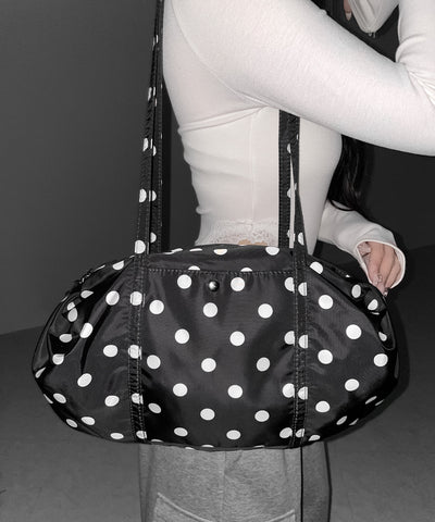ドットミニボストンショルダーバッグ　／ Dot mini boston shoulder bag