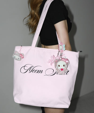 【 ２color 】レタリングロゴトートバッグ / lettering logo tote bag