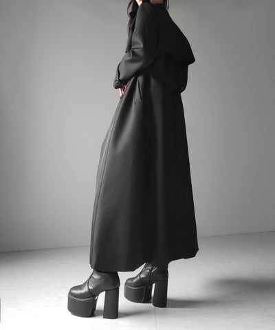 ウエストマークレディロングトレンチコート ／ waistmark lady long trench coat