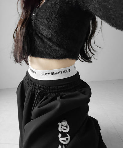 【 レイヤード可能 】グランジロゴインナーパンツ ／ grunge logo inner pants