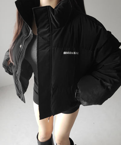 【 裏起毛 】アウトポケットオープンネックスリムトップス ／ out pocket open neck slim tops