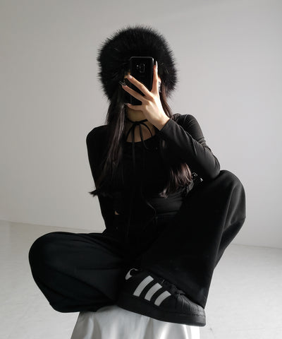 【 ２color 】ボリュームフェイクファーロシアンハット ／ volume fake fur russian hat