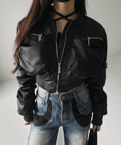 【 ４size 】ブラックスウィッチングヴィンテージワイドデニム ／ black switching vintage wide denim