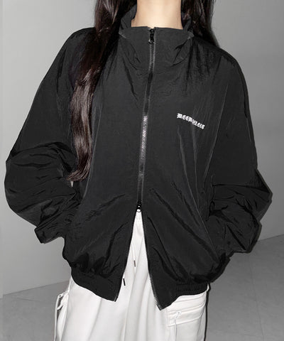 グランジロゴナイロンジャケット /  grunge logo nylon jacket