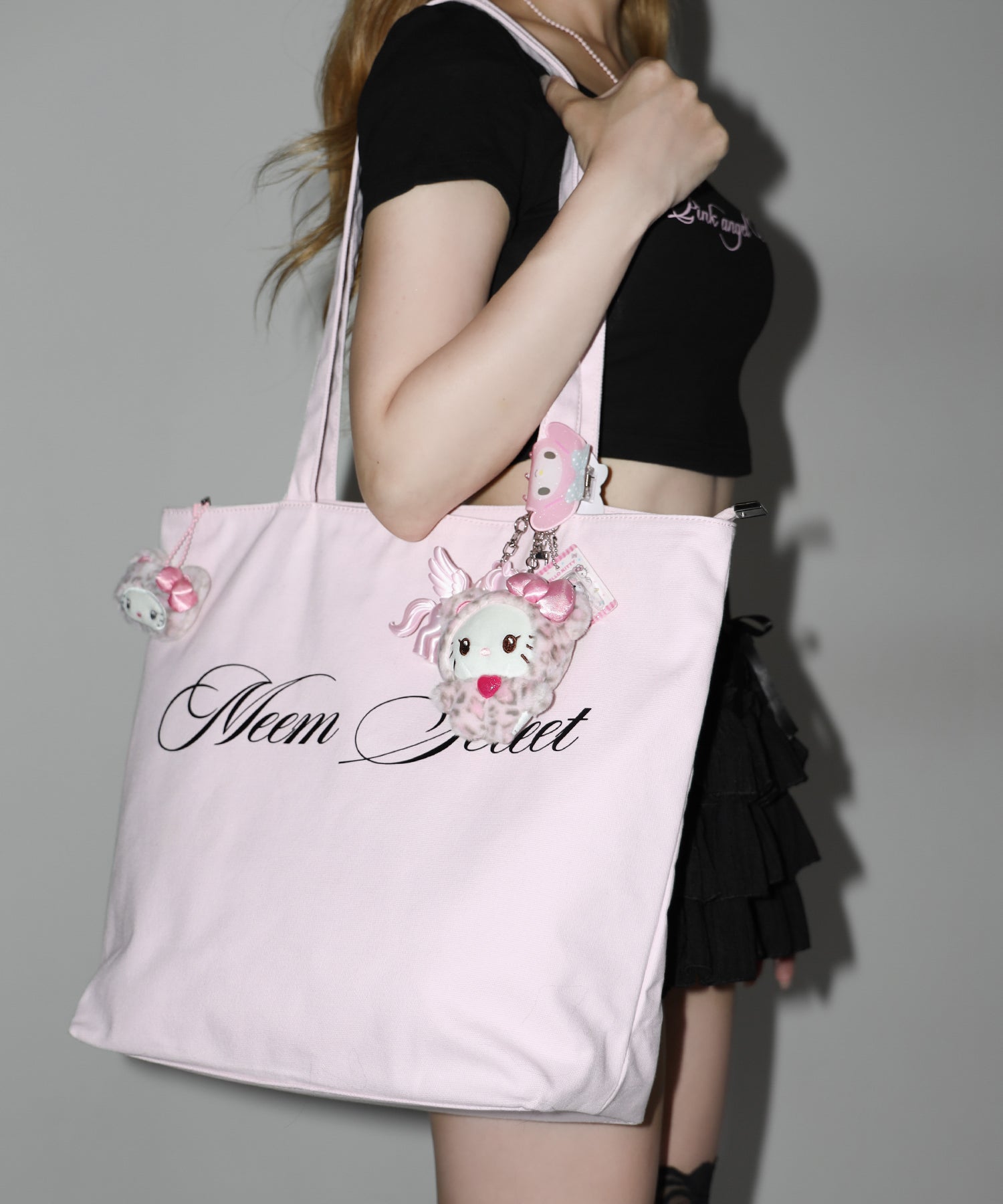 【 ２color 】レタリングロゴトートバッグ / lettering logo tote bag