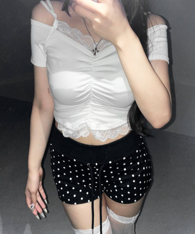 ドットスウェットショートパンツ ／ dot sweat short pants