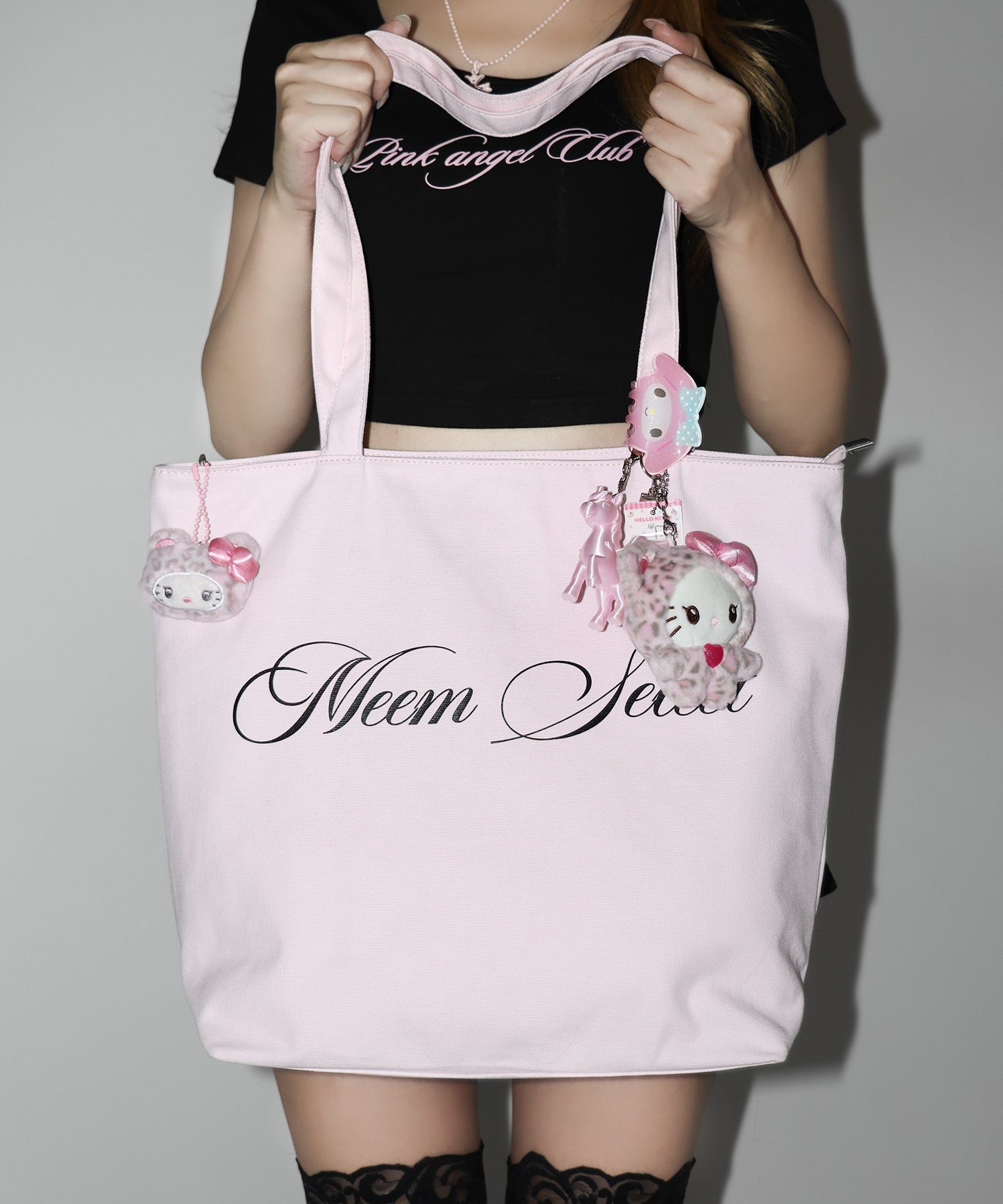 【 ２color 】レタリングロゴトートバッグ / lettering logo tote bag
