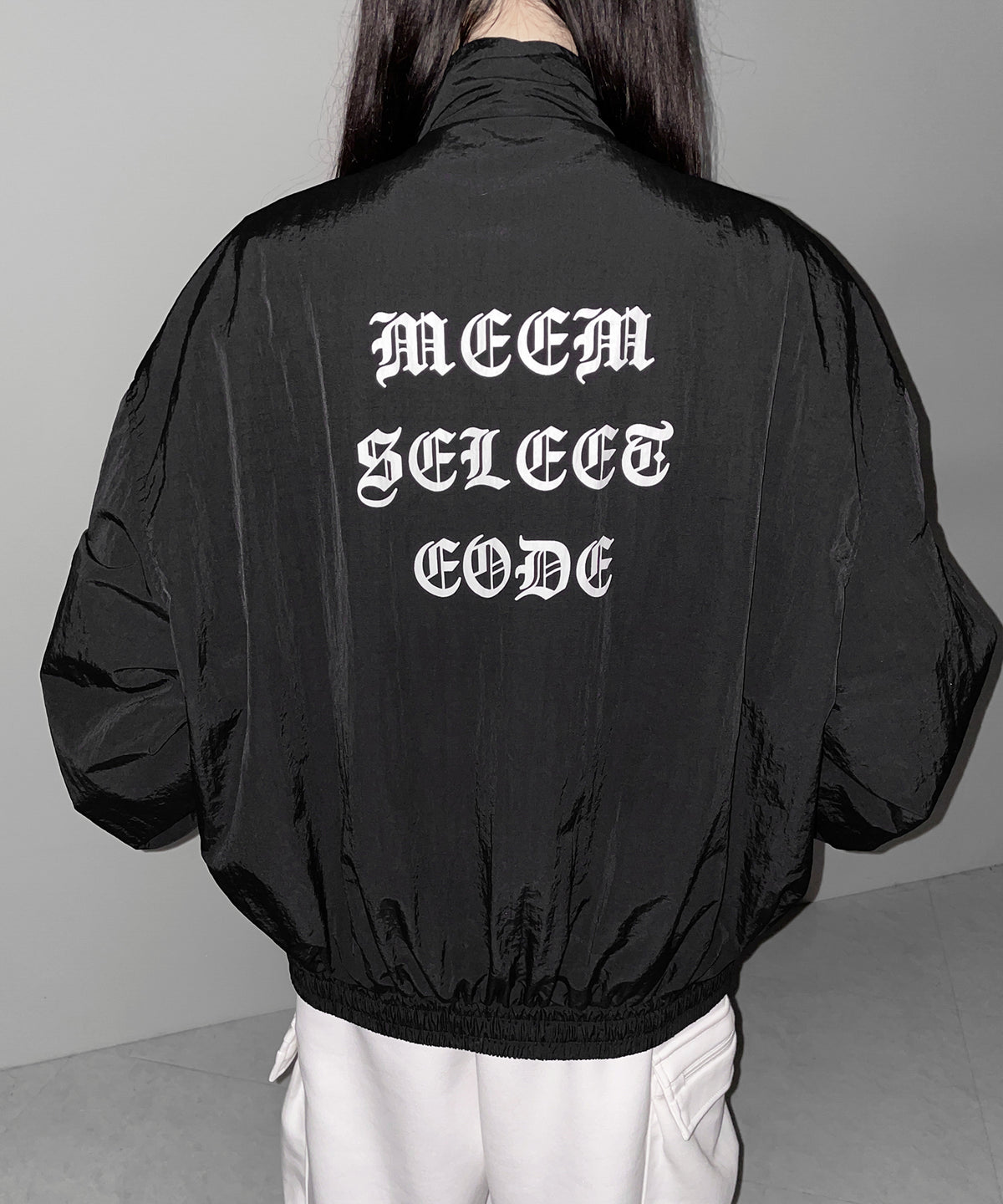 グランジロゴナイロンジャケット /  grunge logo nylon jacket