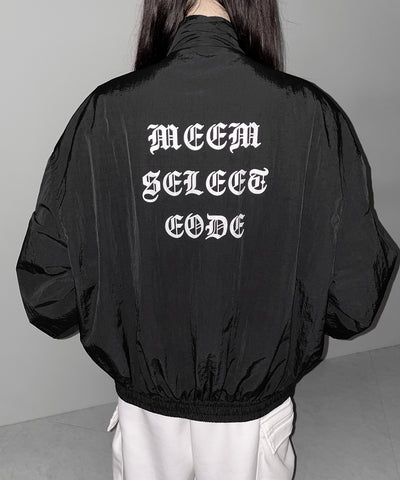 グランジロゴナイロンジャケット /  grunge logo nylon jacket