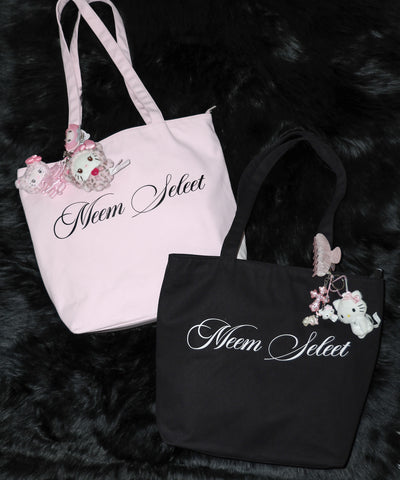 【 ２color 】レタリングロゴトートバッグ / lettering logo tote bag