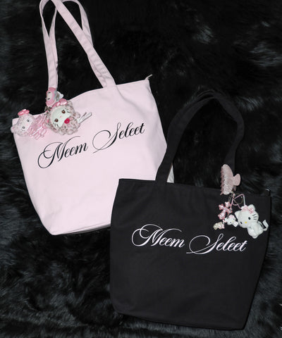 【 ２color 】レタリングロゴトートバッグ / lettering logo tote bag