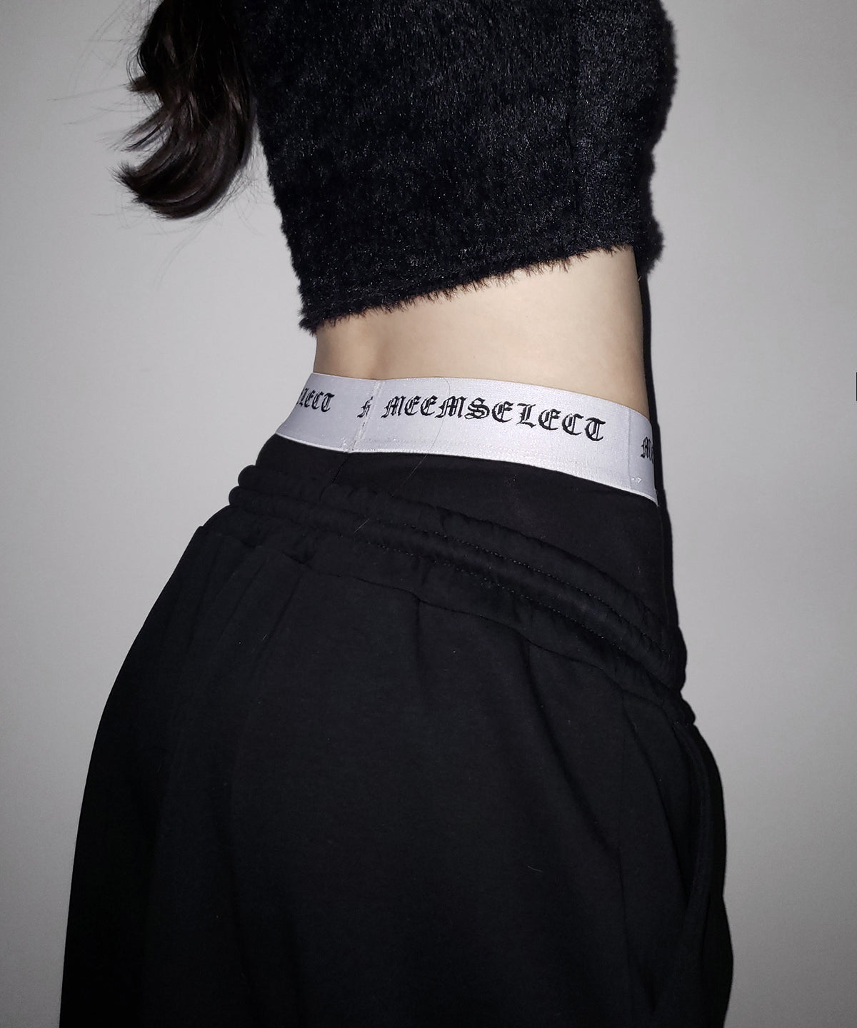 【 レイヤード可能 】グランジロゴインナーパンツ ／ grunge logo inner pants