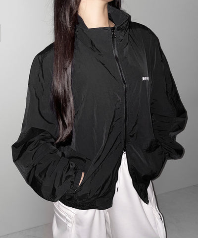グランジロゴナイロンジャケット /  grunge logo nylon jacket