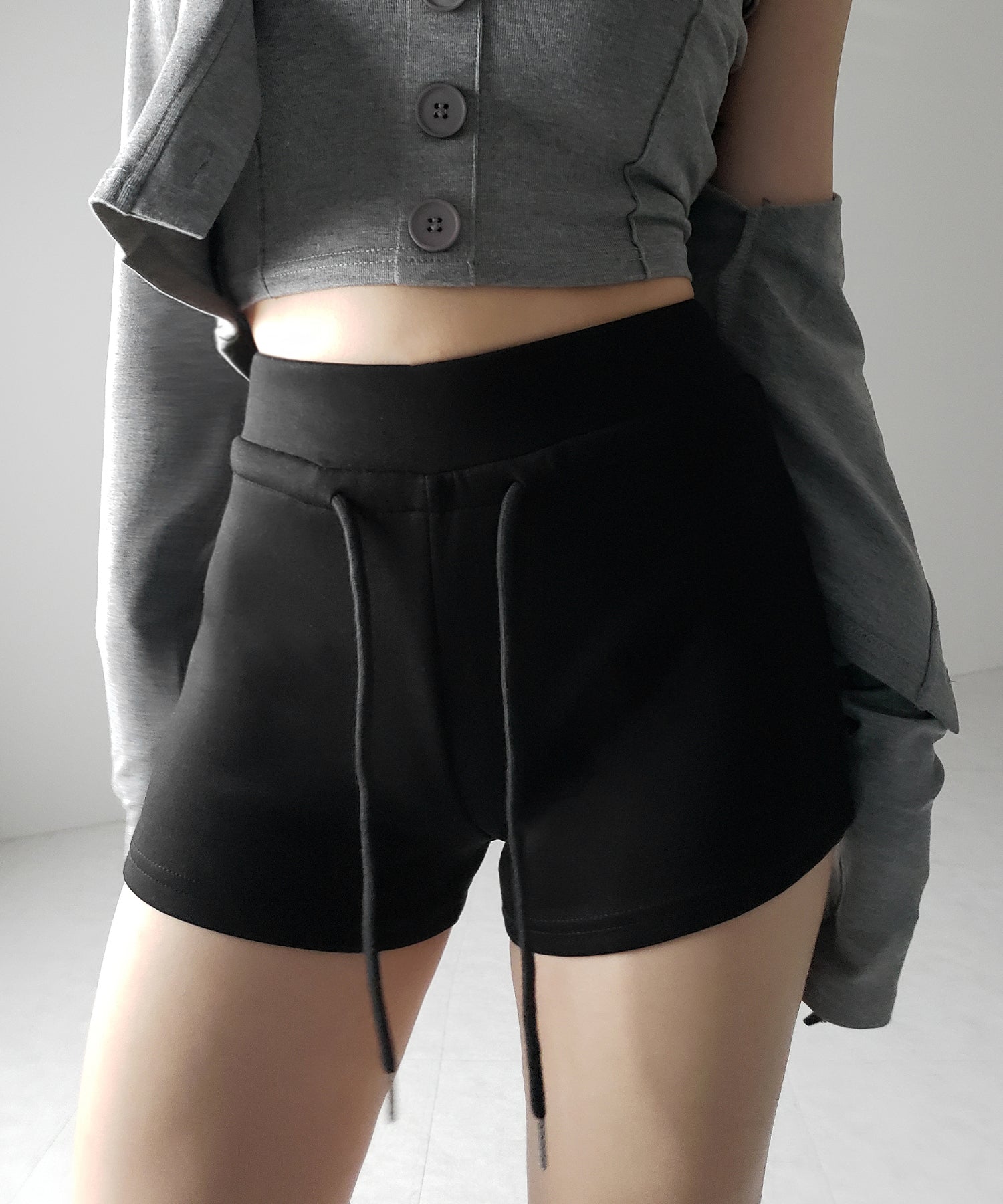 【 ２color ／３size 】マイクロミニスウェットショートパンツ ／ micro mini sweat short pants