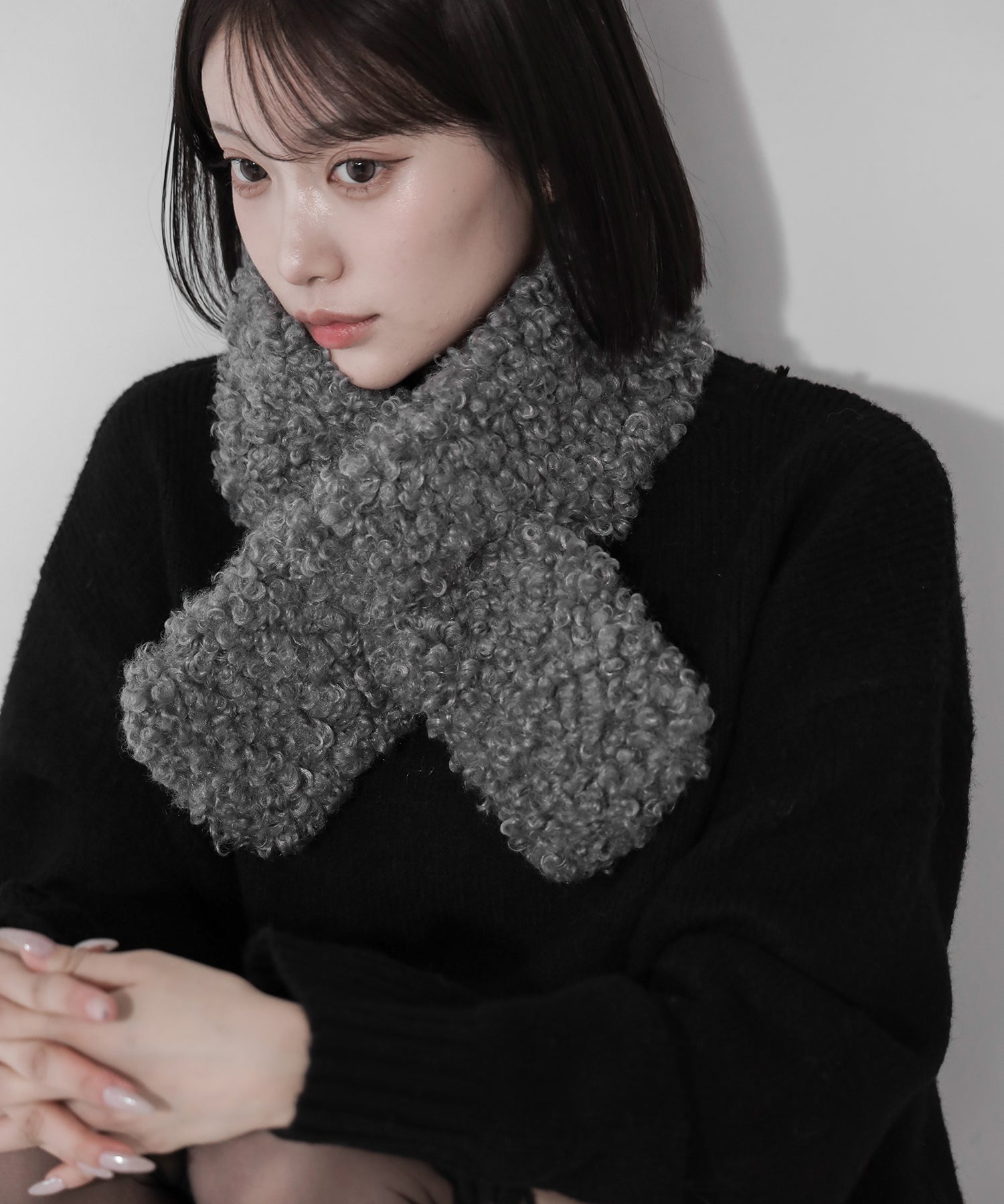 テディボアミニマフラー ／ teddy boa mini muffler