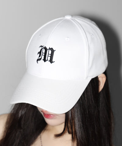 【 新色ホワイト追加！ 】M LOGO embroidery CAP ／ M LOGO 刺繍キャップ