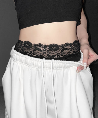 レースレイヤードインナーパンツ ／ Lace layered inner pants