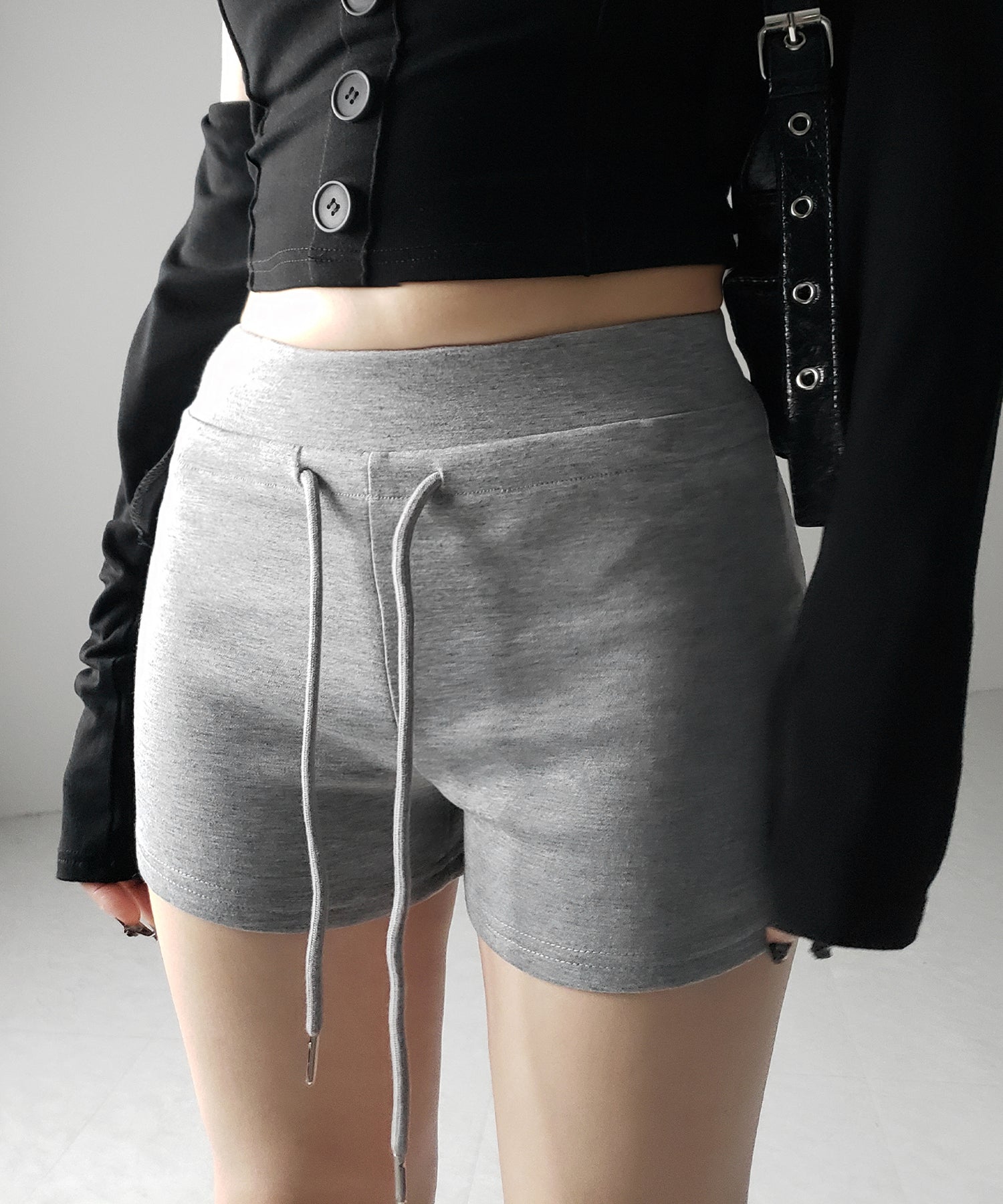 【 ２color ／３size 】マイクロミニスウェットショートパンツ ／ micro mini sweat short pants