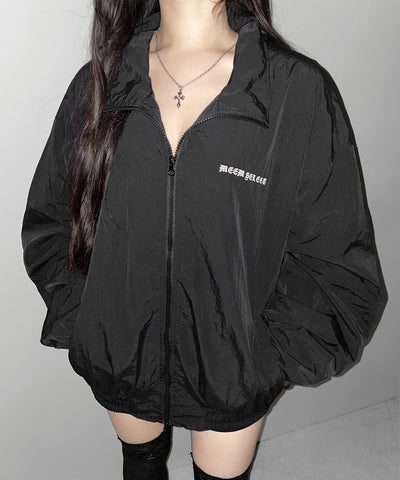 グランジロゴナイロンジャケット /  grunge logo nylon jacket