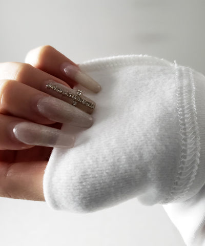 【 裏起毛 】ファーカラーヘンリーネックトップス ／ urakimo fur collar henley neck tops