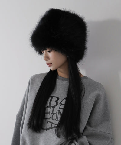 【 ２color 】ボリュームフェイクファーロシアンハット ／ volume fake fur russian hat