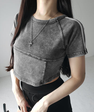 サイドラインヴィンテージショートリブＴシャツ ／ sideline vintage short lib T-shirt