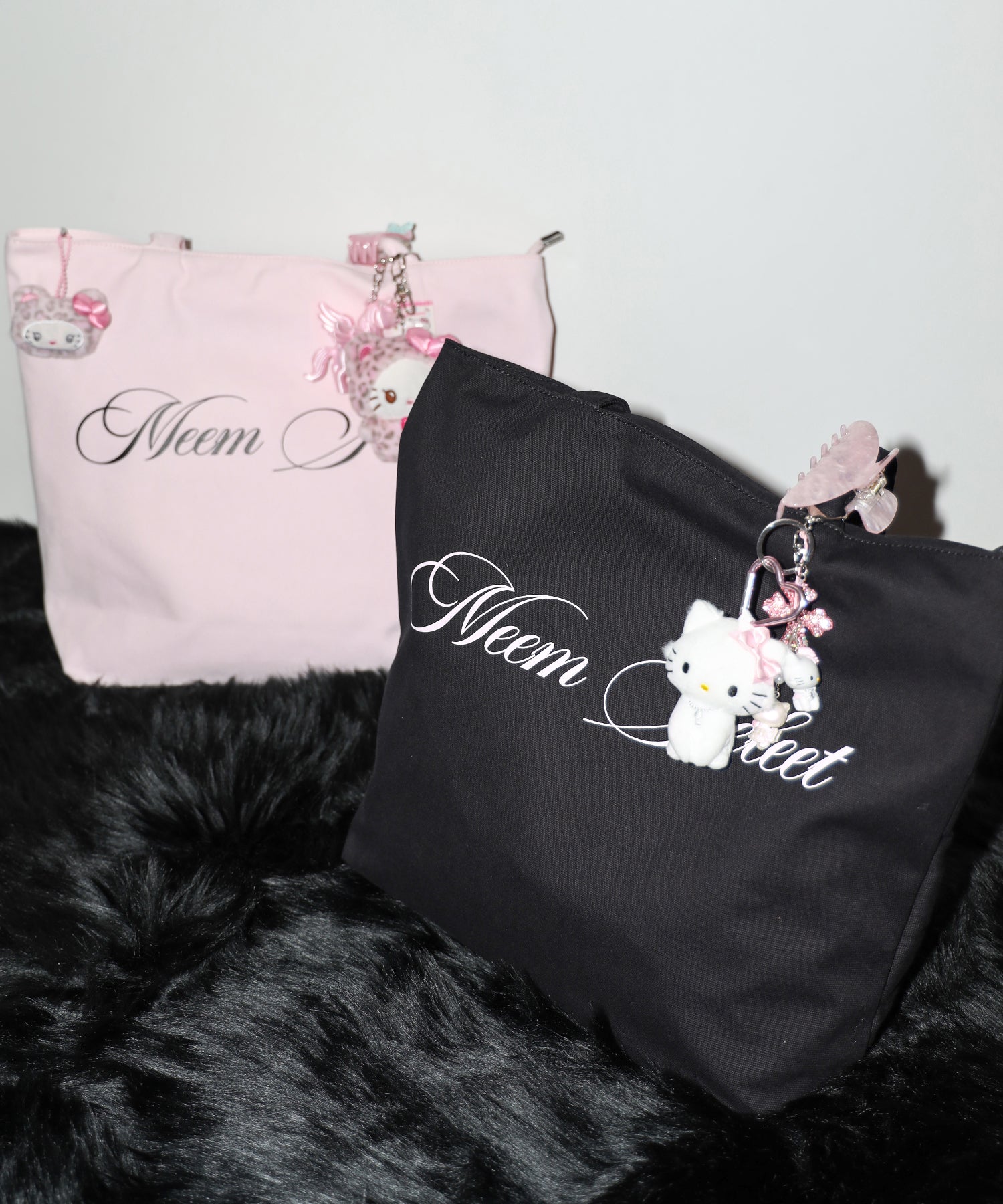 【 ２color 】レタリングロゴトートバッグ / lettering logo tote bag
