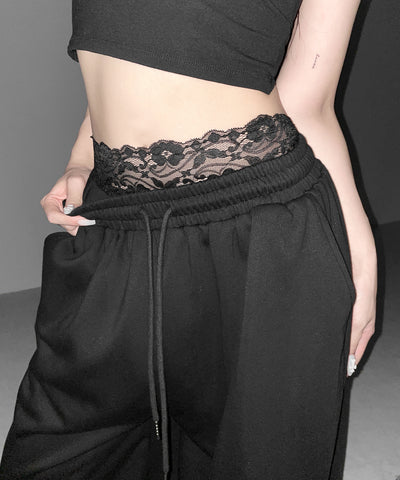 レースレイヤードインナーパンツ ／ Lace layered inner pants