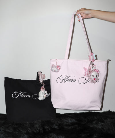 【 ２color 】レタリングロゴトートバッグ / lettering logo tote bag