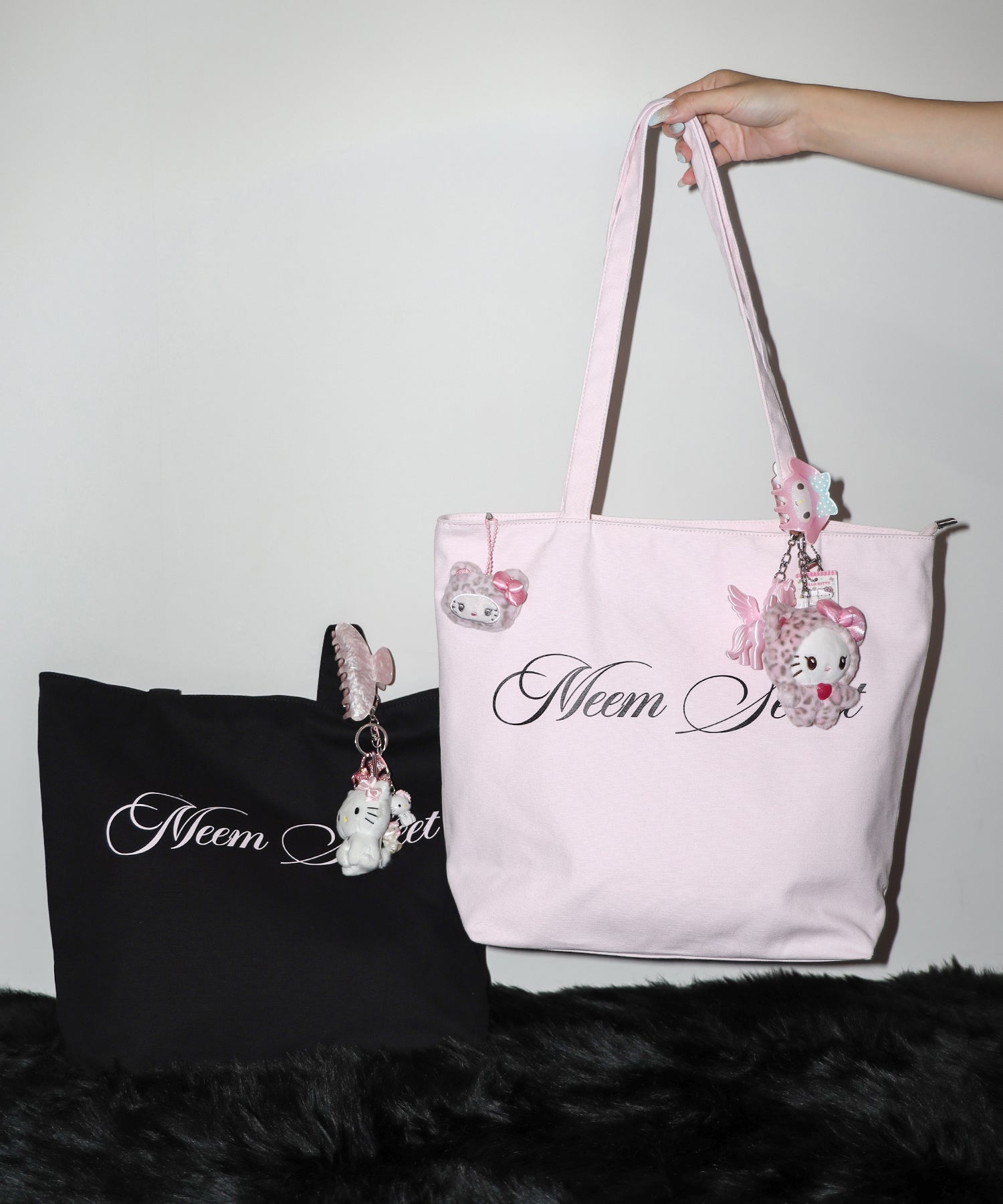 【 ２color 】レタリングロゴトートバッグ / lettering logo tote bag