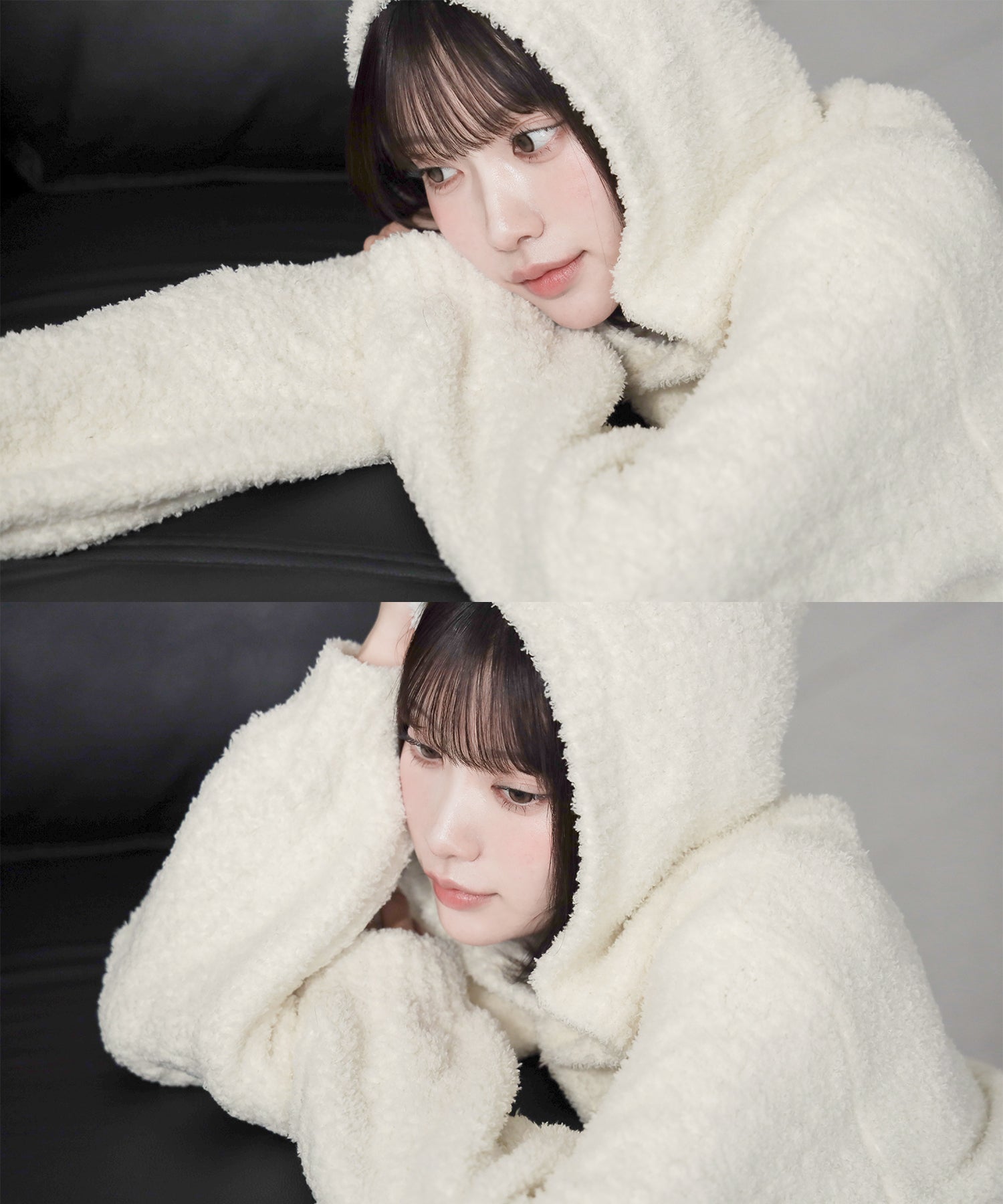 マシュマロタッチフーディーセットアップ ／ marshmallow touch hoodie setup