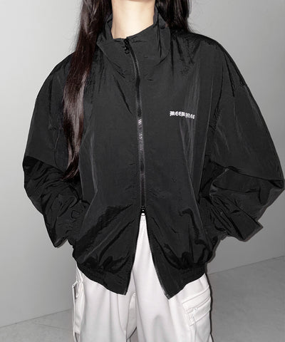グランジロゴナイロンジャケット /  grunge logo nylon jacket