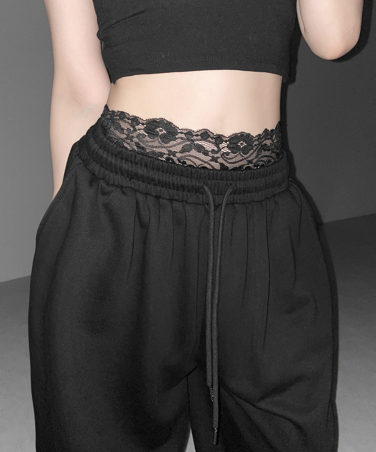 レースレイヤードインナーパンツ ／ Lace layered inner pants